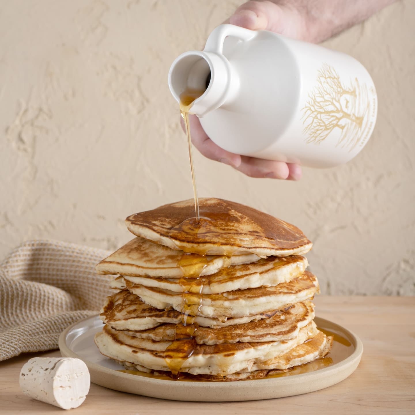 Bouteille Ceramique Sucre Or 4x4